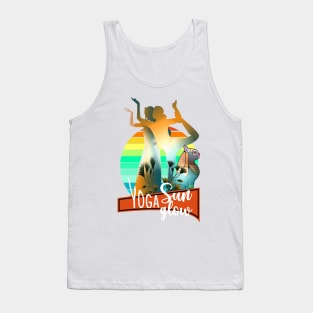 yoga sun glow Tank Top